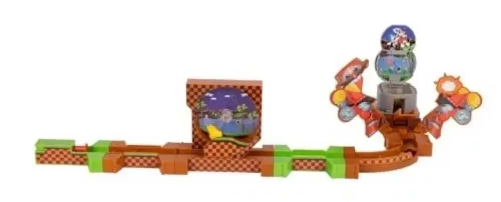 Jakks Pacific Sonic the Hedgehog Go-Go Racers Super Sonic Deluxe Playset‎